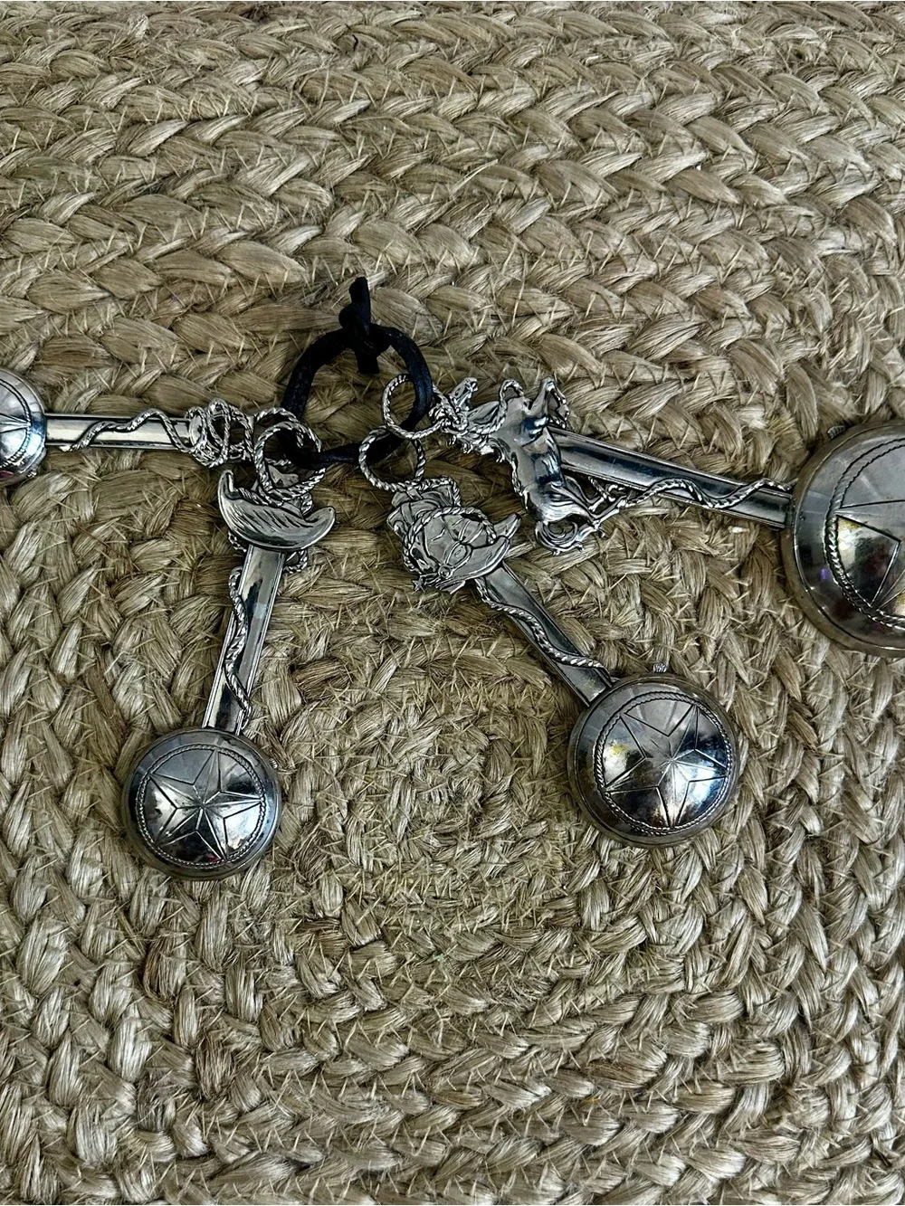 Western Cowboy Horses Decorative Measuring Spoons